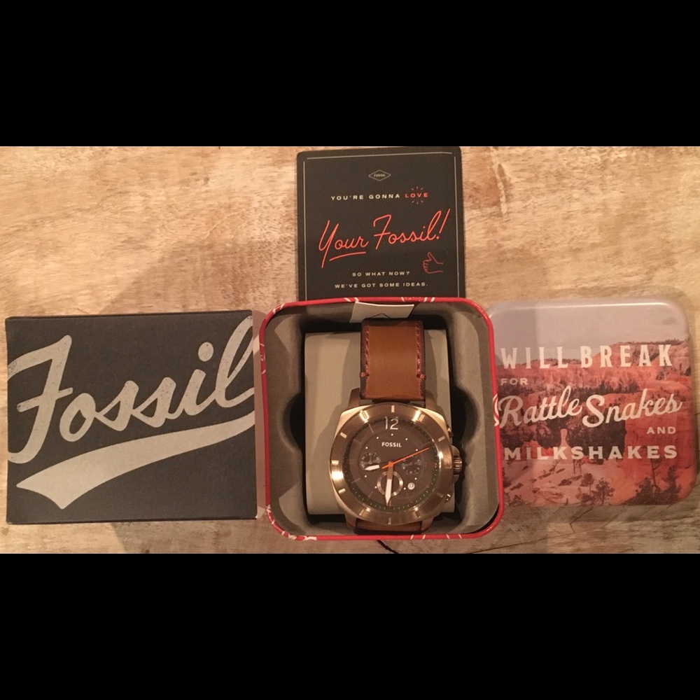 PRIVATEER SPORT CHRONOGRAPH LUGGAGE LEATHER WATCH